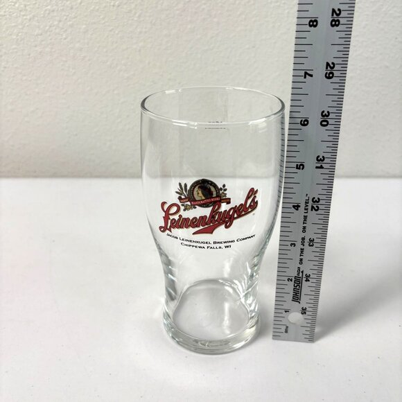 Leinenkugels Beer Glass Pint Maiden Head Logo 16 oz Tulip Chippewa Falls WI - Picture 6 of 9
